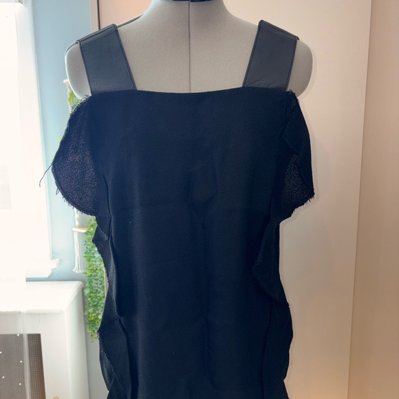 EDUN Tops - EDUN Black Sleeveless Blouse